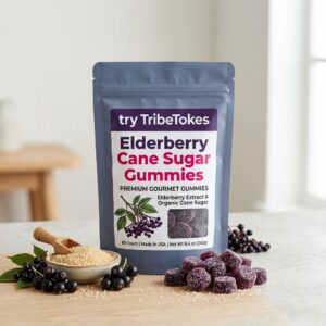 Elderberry Cane Sugar Gummies