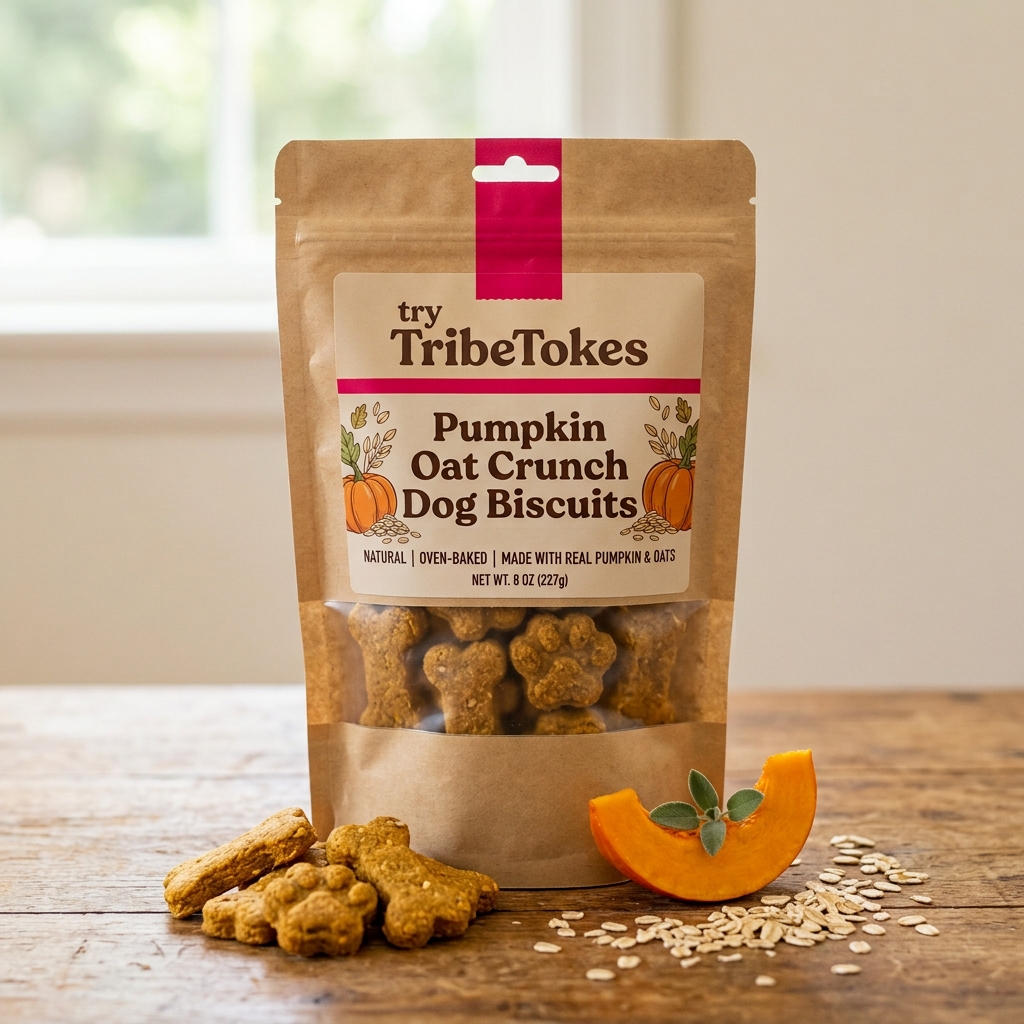 Pumpkin Oat Crunch Dog Biscuits - Image 4
